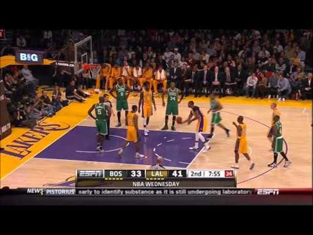 Spend A Minute Listening To This Maniac Lakers Fan Scream At Kevin Garnett