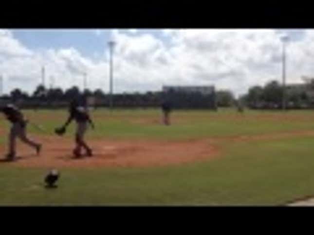 Giancarlo Stanton Got Drilled In The Head With A Fastball