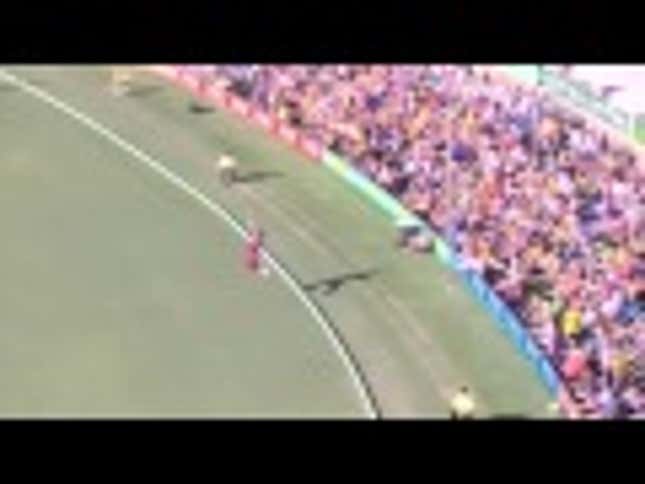 Watch This West Indies Cricketer's Bonkers Catch
