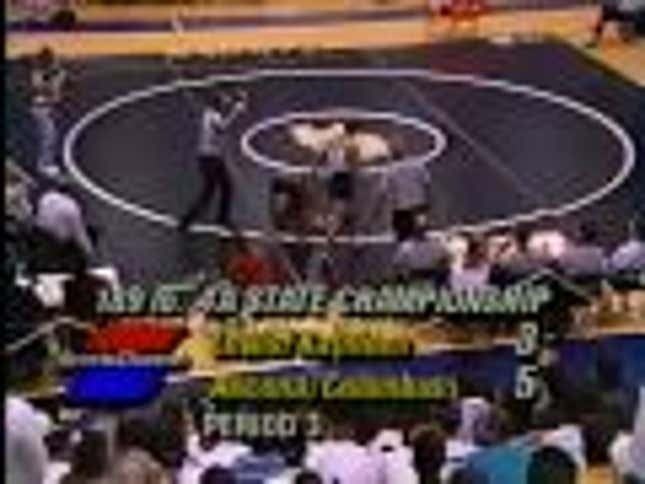 Watch Ray Lewis Lose The 1992 High School Wrestling State Championship