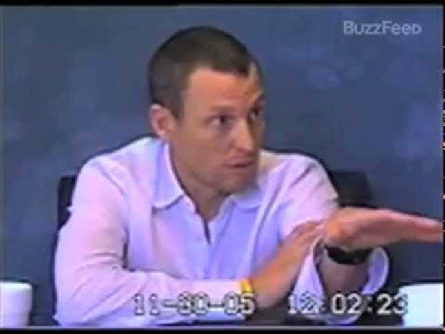 Let's Watch Lance Armstrong Repeatedly Deny He Used PEDs