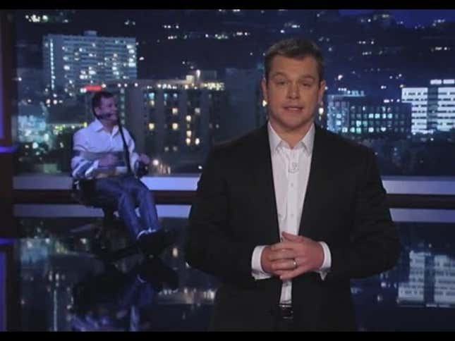Matt Damon Gets Revenge, Takes Over <em>Jimmy Kimmel Live</em>