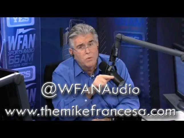 Mike Francesa Forgot To Turn In His Heisman Vote