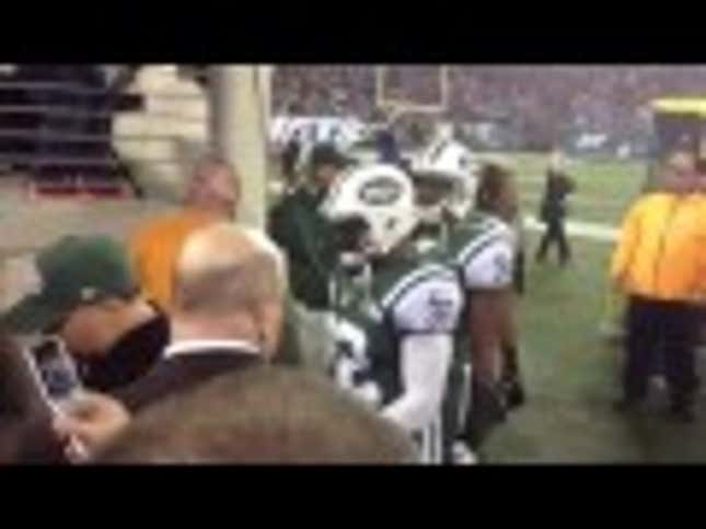Here's An Angry Mob Of Jets Fans Mercilessly Heckling The Team