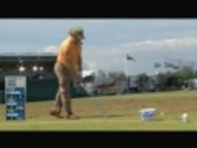 Miguel Angel Jimenez's Impressive Stretching Routine Involves A Cigar