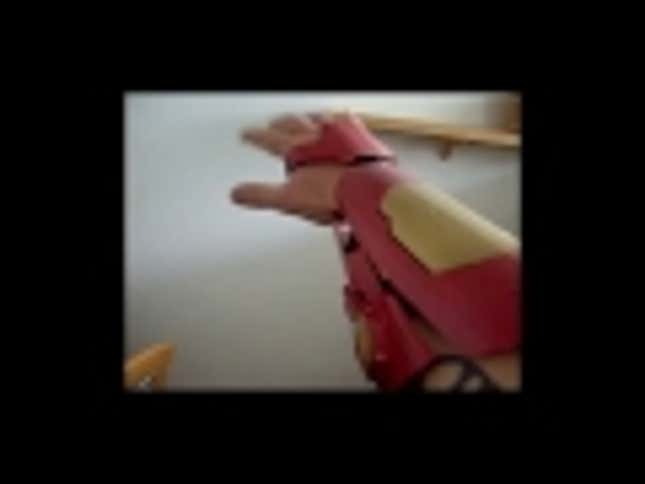 <em>Iron Man</em> Cosplay Has A Real Laser Gun That Actually Shoots Stuff