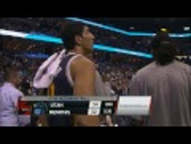 David Stern Did Some Play-By-Play Announcing Last Night