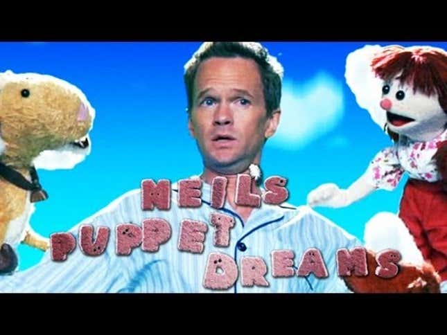 Neil Patrick Harris Dreams in Puppet, Obviously