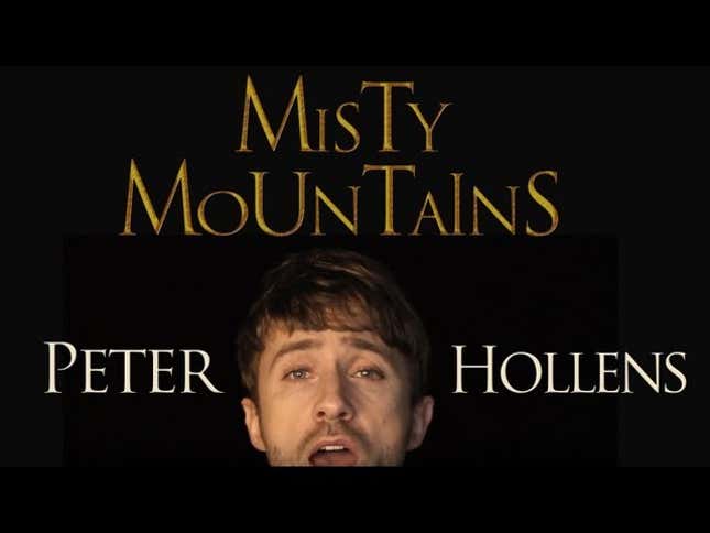 One Man Can Sing a Hobbit Song As Well As A Whole Room Of Dwarves