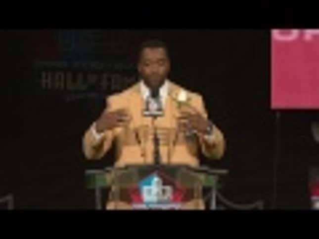 Curtis Martin's Hall Of Fame Speech Was Actually Pretty Touching