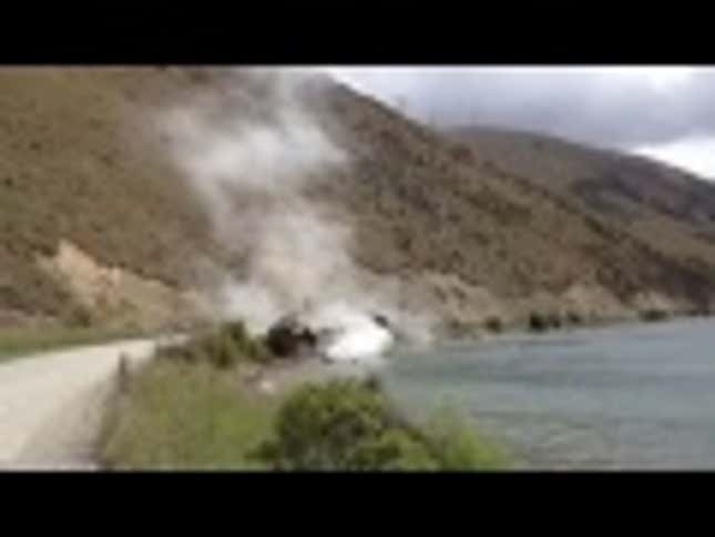 Watch This Guy Put Out a Boat Fire with Sheer Awesomeness