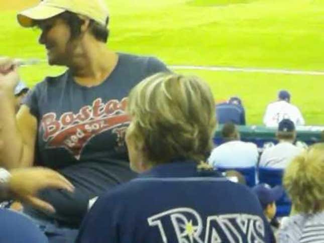 A Toothbrush-Wielding Red Sox Fan Was Ejected From Tropicana Field This Weekend