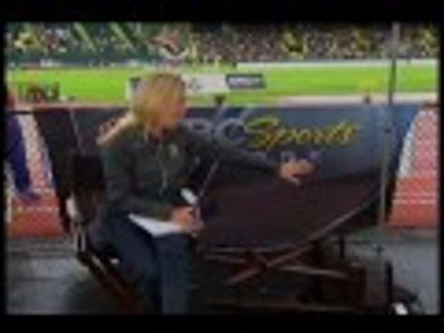 Dan O'Brien Has An Olympic Gold Medal, But He Couldn't Talk To Michelle Beadle Without Falling Off His Chair
