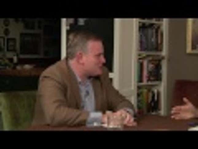 Watch Dan Savage Debate the President of the National Organization for Marriage at his Own Dinner Table