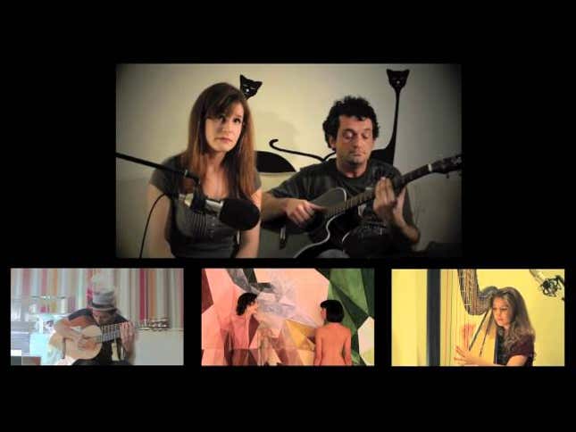 Everyone On The Internet Plays Gotye's 'Somebody That I Used To Know' At The Same Time