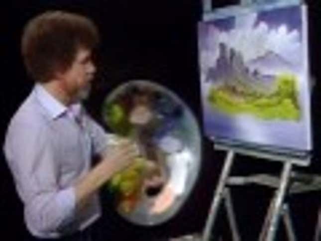 The Stoner Channel: Struggling Sea Turtles Smoking Bob Ross' Happy Clouds Out of Super Papercraft Mario Bongs