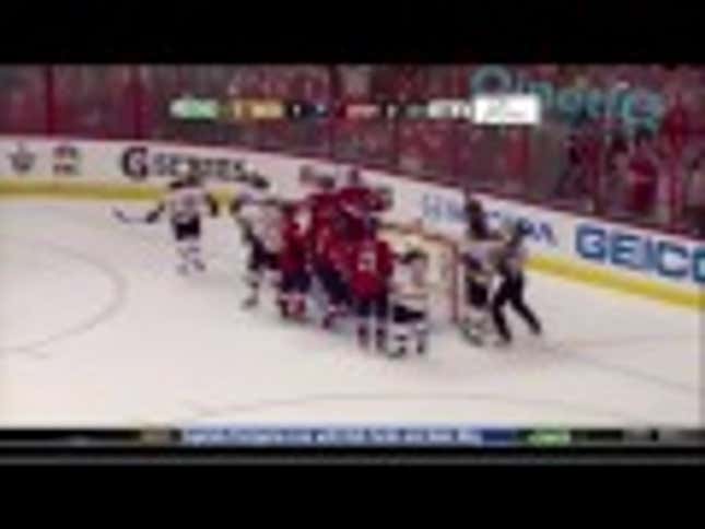 A Frozen Clock Was Nearly Disastrous In The Caps-Bruins Game
