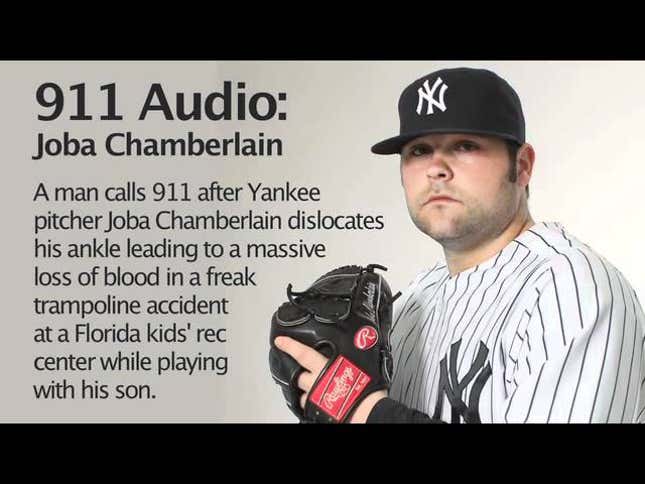 This Is The 911 Call Of Joba Chamberlain's Trampoline Injury