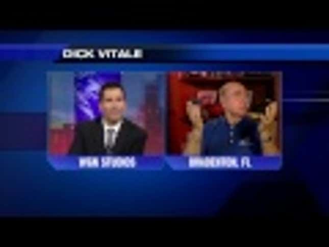 Dick Vitale Couldn't Hear The People Interviewing Him, But That Made The Segment No Less Informative