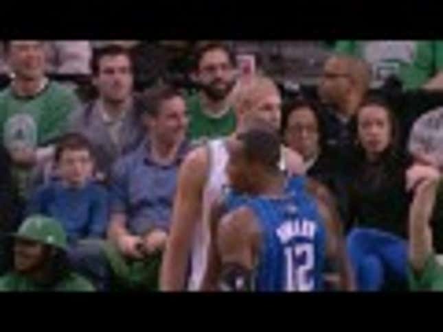 Jason Richardson Entered A Game In The Middle Of A Play Last Night And Got Away With It