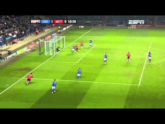 Robbie Findley Missed An Open Net From Two Yards Out