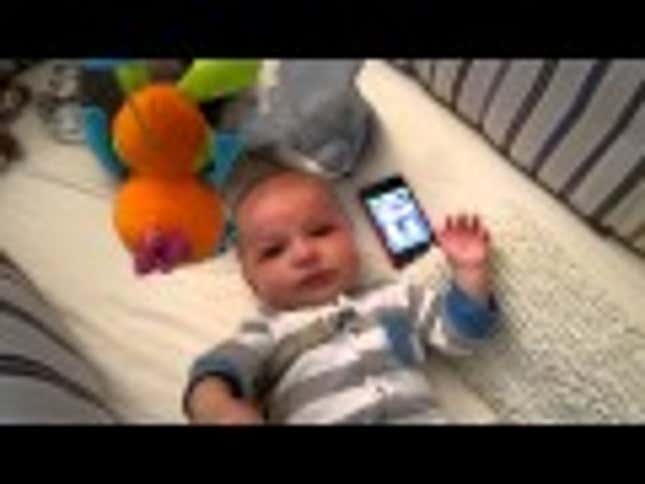 Baby Completely Mellows Out After Hearing the <em>Star Wars</em> Theme