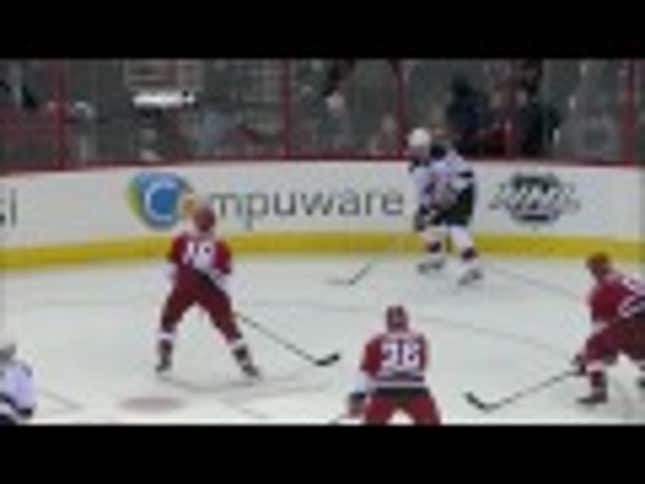 Ilya Kovalchuk Scored A 180-Foot Own Goal, And They Credited It To Cam Ward