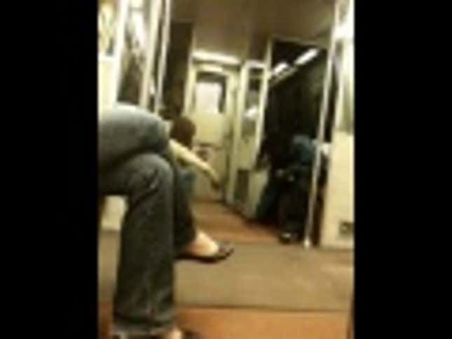 Some Folks Play Dice For Money On The Subway Near The Pentagon