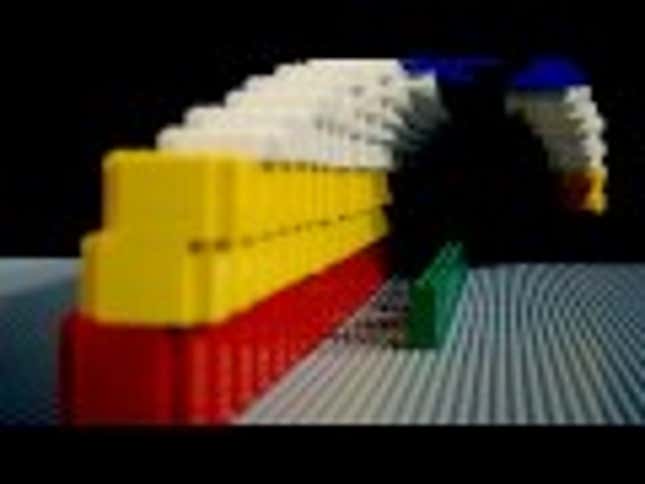 A Mindblowing Stop-Motion Lego Homage to Games