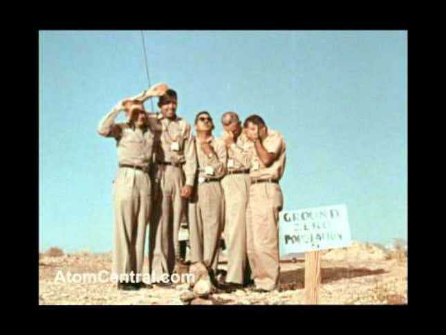 These Five Men Volunteered to Let a Nuke Explode Over Them