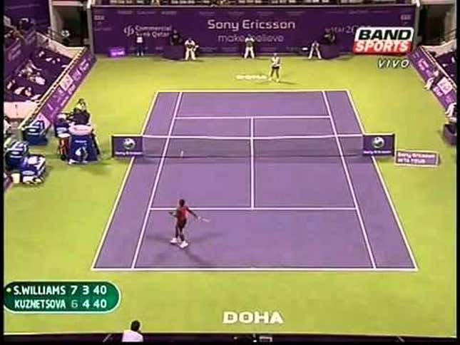 Once Upon A Time, Serena And That Same Chair Umpire Laughed Off Her Hindrance And They Replayed The Point