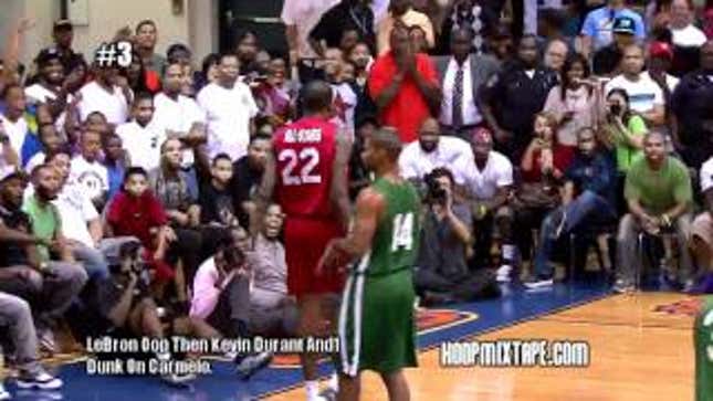 Watch Highlights From A Summer-League Game In Which LeBron And Durant Do A Lot Of Dunking