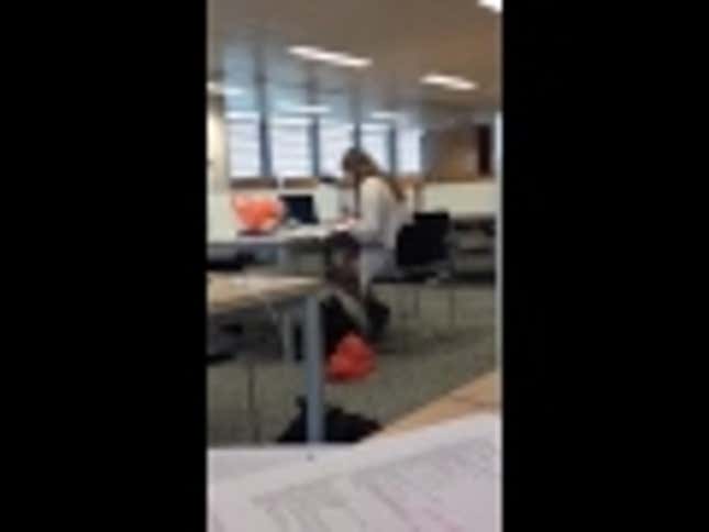 Girl Leaves Laptop Open in Quiet Library, Porn Plays at Full Volume, Mortification Ensues