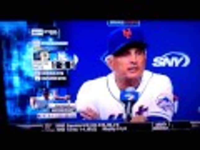 If You Had June 1 In The "Mets Finally Drive Terry Collins Insane" Pool, You Win