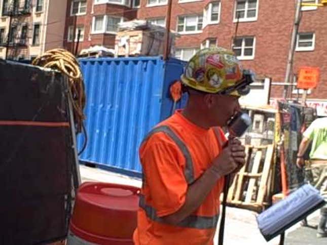 Gary The Crooning Construction Worker Will Charm The Pants Off Of You