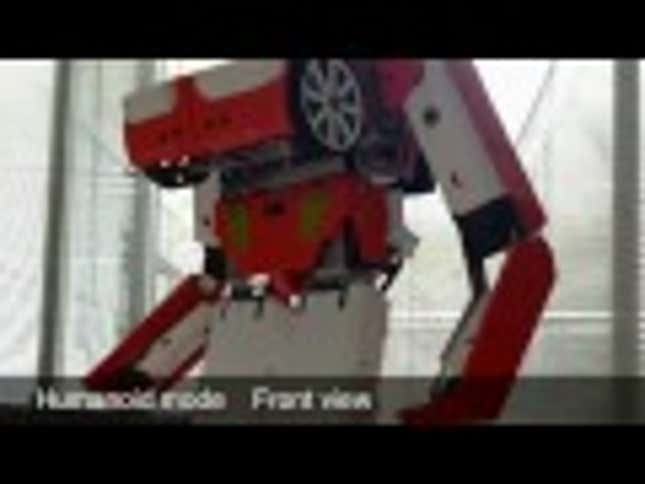 Holy Crap, This Transformer Toy Can Transform Itself