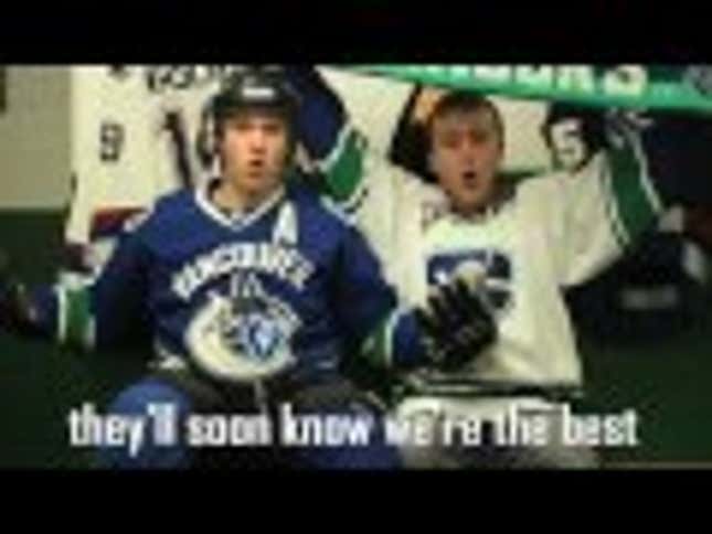 Oh Great, Somebody Sent A Link To Another Horrendously Infuriating Canucks "Parody" Video