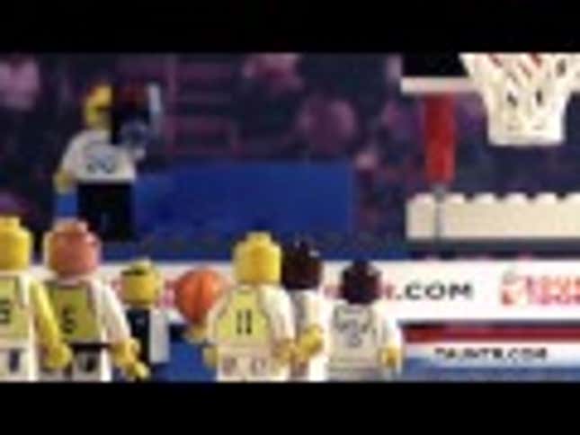 Four Shining Moments Reenacted By Lego Basketball Players