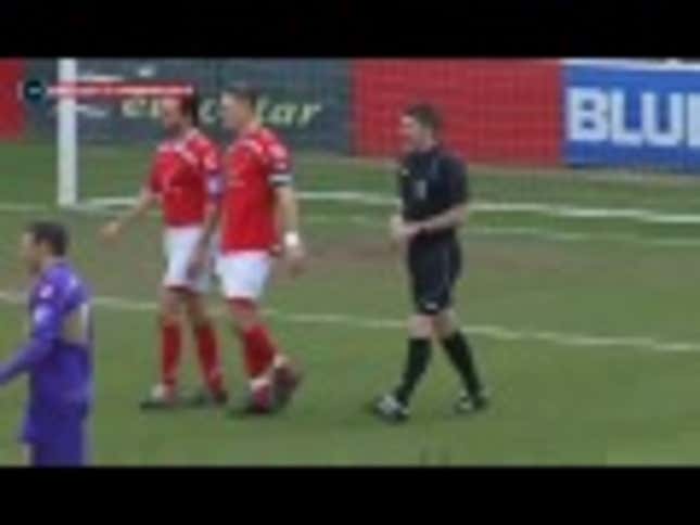 Goalkeeper Gets Sent Off After 10 Seconds Of Terrible Soccer