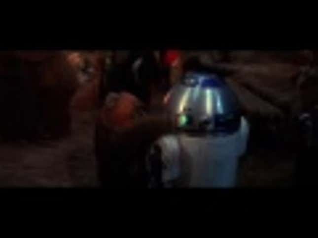 In the <em>Return of the Jedi</em> novel, Wicket the Ewok delivered an unusually beautiful speech