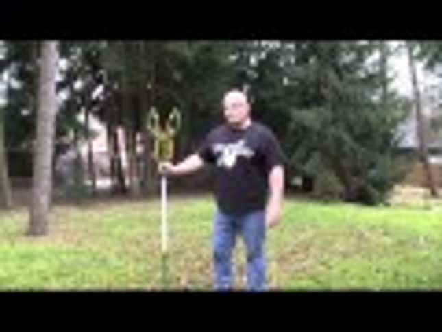 Man Builds <em>One Piece</em> Slingshot. He Shoots It, Throws It, Scares Me.