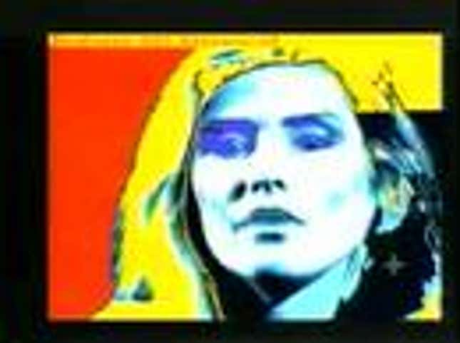Yes, This is Andy Warhol Painting Deborah Harry on an Amiga