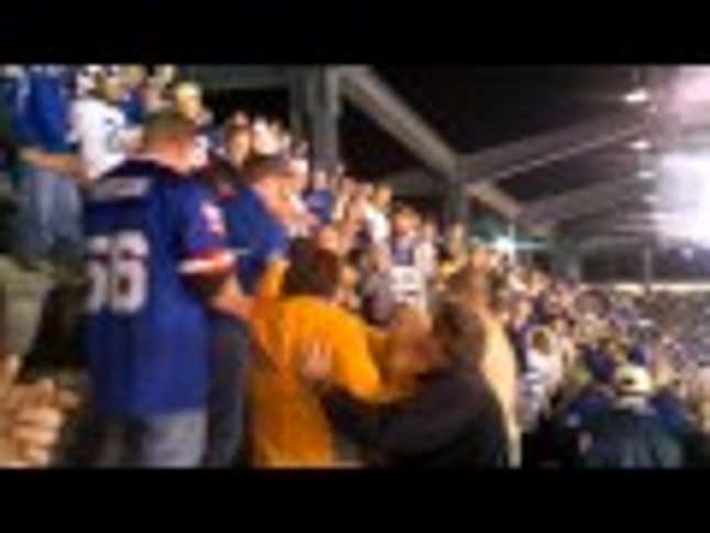 Giants Stadium Loses Power, Fans Quickly Resort To Violence