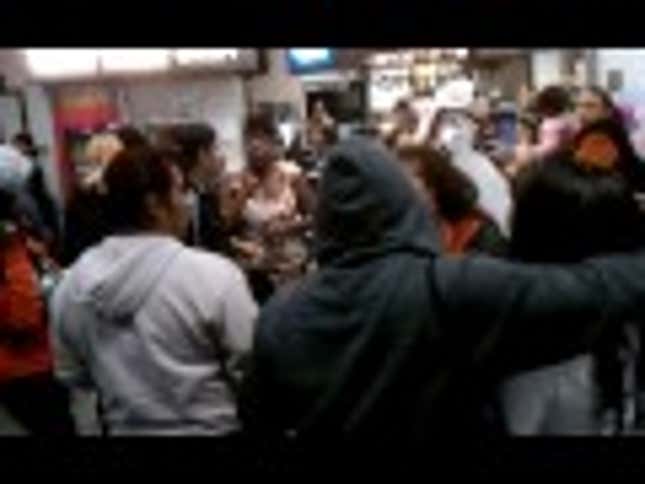 Video Of The Ridiculous Post-World Series Brawl At A McDonald's Is Ridiculous