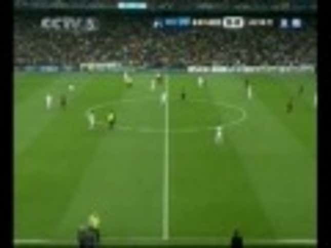AC Milan-Real Madrid Match Interrupted With Fan On The Field Zaniness