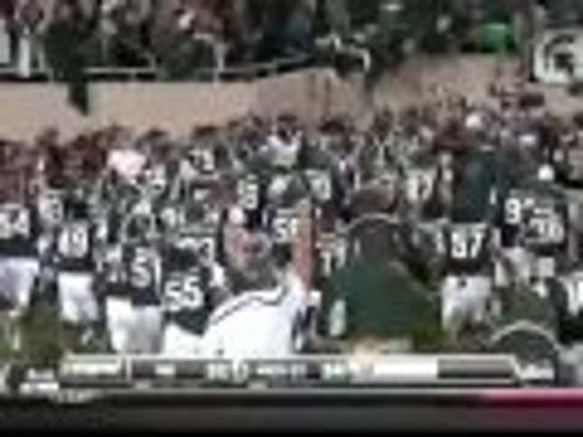 Weekend Winner: Sparty's Balls (If Not His Vascular System)