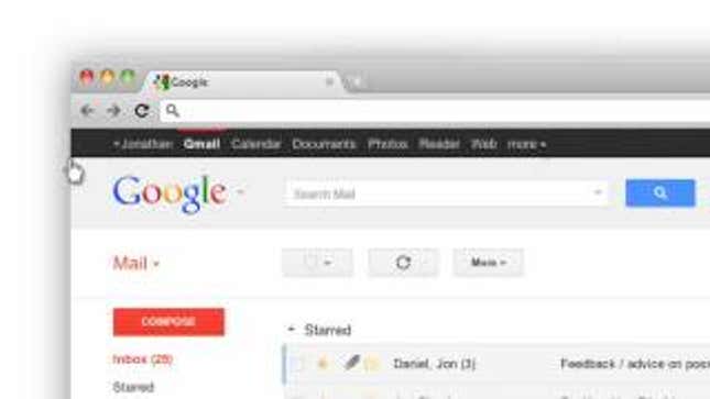 Google Scraps Black Navigation Bar For the One True Google Bar