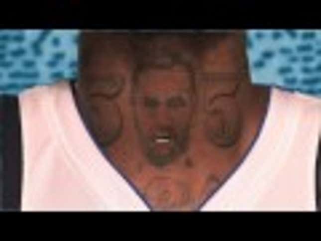 DeShawn Stevenson's Horrifying Neck Tattoo Would Like To Invite You To Watch Basketball