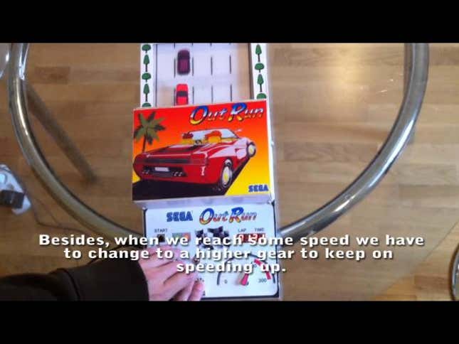 Classic Racing Game Made Analog, Made AWESOME