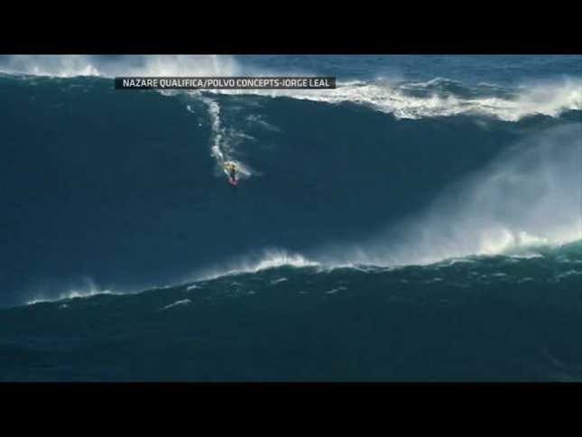 Surfing a Massive 90-Foot Wave to Claim the World Record